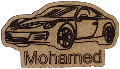 Magnet - Porsche personnalisable